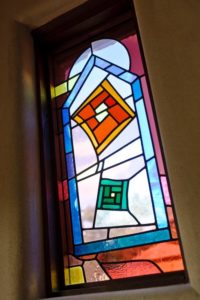 Leela stained glass